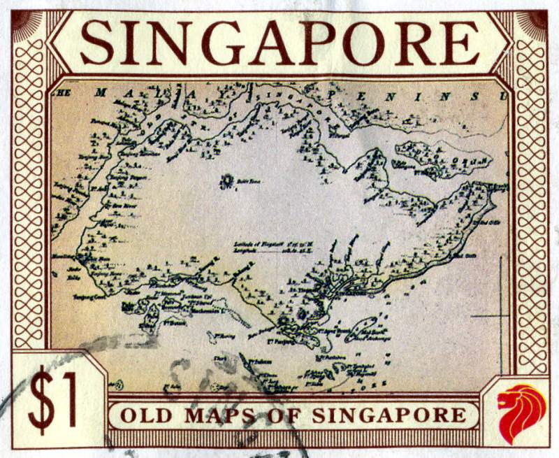 Stamp from Singapore.